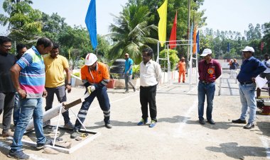 ఆకట్టుకున్న రెస్క్యూ రిలే పోటీలు