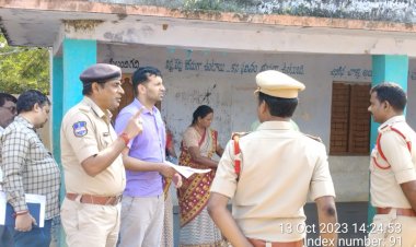 ఎన్నికల రిటర్నింగ్ అధికారి ప్రతీక్ జైన్ పర్యటన.